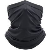 Bandana noir brillant, conçu pour le sport et les activités de haute intensité