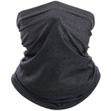 Bandana noir classique, offrant une protection maximale pour les activités de plein air
