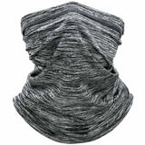 Bandana noir à motifs, parfait pour la randonnée et le cyclisme par temps froid
