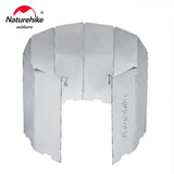 Pare-brise réchaud pliable 8 plaques pour camping et randonnée