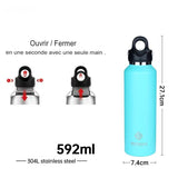 Bouteille isotherme écologique pour la randonnée et le camping