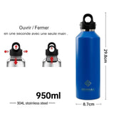 Bouteille isotherme écologique pour la randonnée et le camping