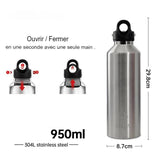 Bouteille isotherme écologique pour la randonnée et le camping