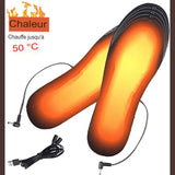 Semelles Chauffantes en fibre de carbone pour chaussures