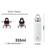 Bouteille isotherme écologique pour la randonnée et le camping