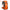Sac à dos de randonnée orange 50L avec poches latérales, adapté pour les voyages et le camping