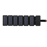 Panneau solaire pliable avec six panneaux solaires pour une puissance de charge accrue en camping