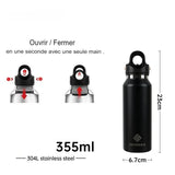 Bouteille isotherme écologique pour la randonnée et le camping