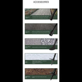 Accessoires de bâtons de randonnée pour différentes surfaces  bois, route, gravier, neige, boue