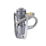 Adaptateur de bouteille de butane avec tuyau flexible, connecteur de cuisinière pour camping