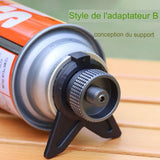 Adaptateur de gaz pour réchaud de camping, style B, conception du support
