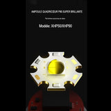 Ampoule quadricœur P90 super brillante pour lampe frontale