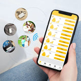 Application de suivi pour localisateur Bluetooth affichant plusieurs objet