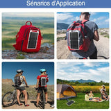 Panneau solaire pliable, solution écologique et durable pour l'extérieur