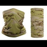 Bandana camouflage beige et marron clair, adapté pour le désert et les environnements arides