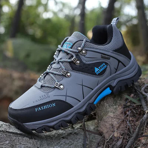 Baskets d'hiver pour hommes, en cuir imperméable, conçues pour la randonnée en extérieur, taille 39-47