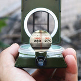 Boussole portable de navigation avec étui de transport et affichage LED