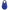 Traceur GPS Bluetooth couleur bleue, avec bouton central pour activation rapide