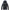Veste légère étanche de randonnée pour homme, noire, capuche et poche zippée