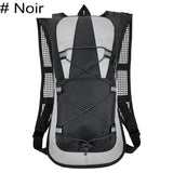 Sac à dos de randonnée imperméable noir avec tissu respirant et durable