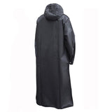 Poncho de pluie Imperméable long avec capuche pour adultes, protection maximale