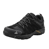 Chaussures de randonnée en cuir suédé pour homme, couleur noire, vue de côté