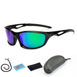 Lunettes de soleil polarisées avec verres verts et accessoires