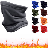 Cache-cou d'hiver en polaire disponible en plusieurs couleurs, parfait pour les activités extérieures