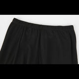 Caleçon thermique noir pour femme, taille élastique, vue détaillée