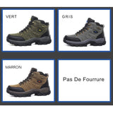 Bottes de randonnée en fourrure pour toutes saisons, confort et durabilité