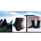 Chaussettes mérinos épaisses pour activités en plein air, parfaites pour le camping