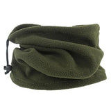 Écharpe polaire coupe-vent verte pour homme et femme, bandana, masque, demi-visage, idéale pour le cyclisme, ski, sport, camping, randonnée