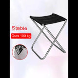 Chaise pliante ultralégère stable pouvant supporter jusqu'à 100 kg