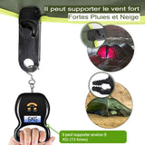 Clip de bâche noir supportant une charge de 6 kg, résistant aux intempéries