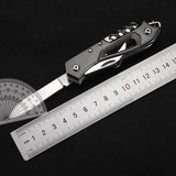 Couteau de poche multifonction compact pour la randonnée