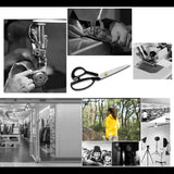 Collage représentant le processus de fabrication et l’utilisation de la veste de randonnée