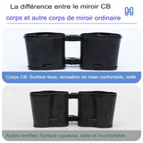 Comparaison entre le corps CB des jumelles avec surface lisse et confortable et un autre corps de miroir ordinaire
