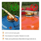Comparaison des joints de gaz en cuivre haute qualité pour réchaud de camping