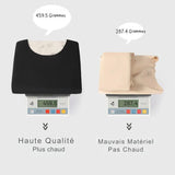 Comparaison de la qualité et du poids des sous-vêtements thermiques, haute qualité contre mauvais matériel