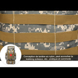 Conception de lanière en nylon du sac à dos militaire pour accrocher des objets