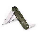 Couteau pliant multifonction 6 en 1, compact et robuste pour vos randonnées