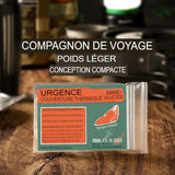 Couverture de survie thermique, premiers soins en randonnée