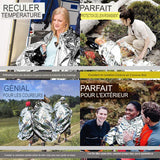 Couverture de survie thermique, premiers soins en randonnée