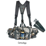 Sac de taille de randonnée camouflage avec harnais et sangle détachable