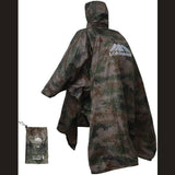 Imperméable léger camouflage avec capuche et sac de rangement, logo Longsinger
