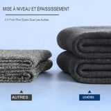 Chaussettes mérinos épaisses par rapport aux autres, plus épaisses et chaudes