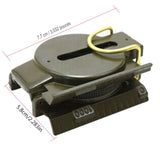 Dimensions de la boussole militaire pliable, compacte et portable pour le camping