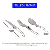 Ensemble de couverts multifonction, pliable et léger pour la randonnée et le camping
