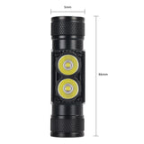 Lampe Frontale puissante LED, rechargeable et étanche pour la randonnée