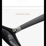 Détail de la charnière solide des lunettes de soleil polarisées